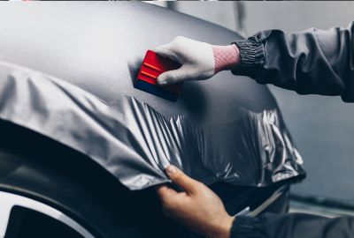 Mercedes Car Wrapping